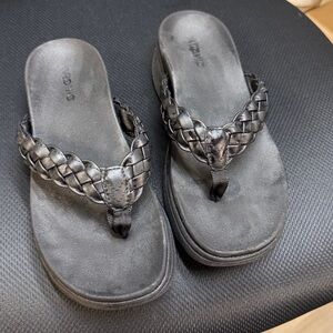 Vionic Black Braided Women's Sandals